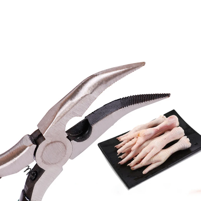 Expert Crafted Flat Curved Nose Pliers for DIY Jewelry Making, Six-Segment Wire Loop Feature and Ring Looper
