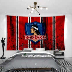 Chile Club Social y Deportivo Colo-Colos Wandteppich Banner Flagge Garage Club Wandbehang Dekoration