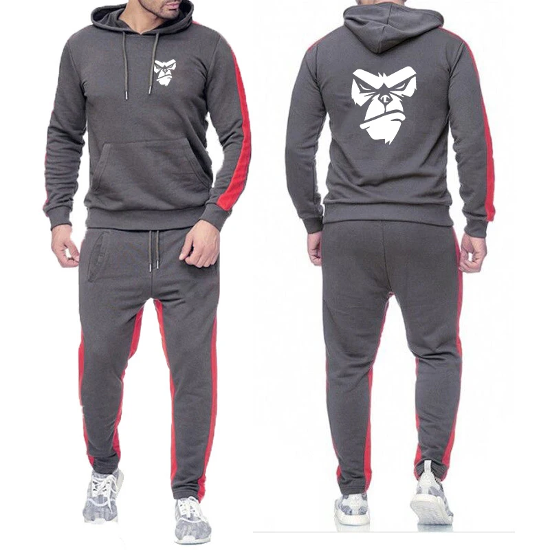 

Hajime No Ippo Kamogawa Boxing Gym Hooded Sweatshirts Solid Color Jogging Set Tracksuit Long Sleeve Suit Trousers Casual Suit
