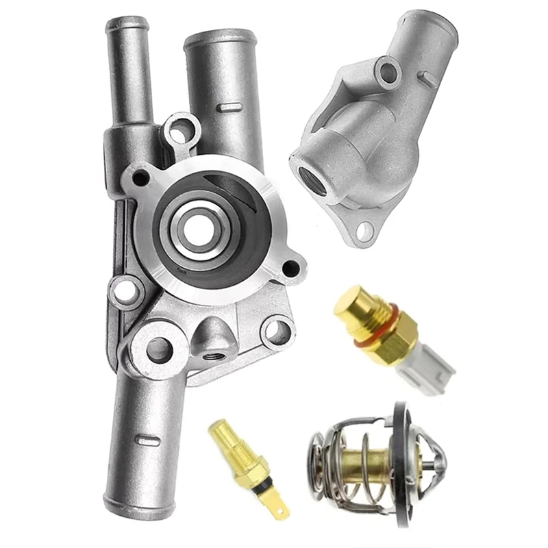 Super Sale 16333-10011 Coolant Thermostat Housing Water Inlet Kit for Toyota Corolla Sprinter Tercel 1633311190 1633310011 view 6