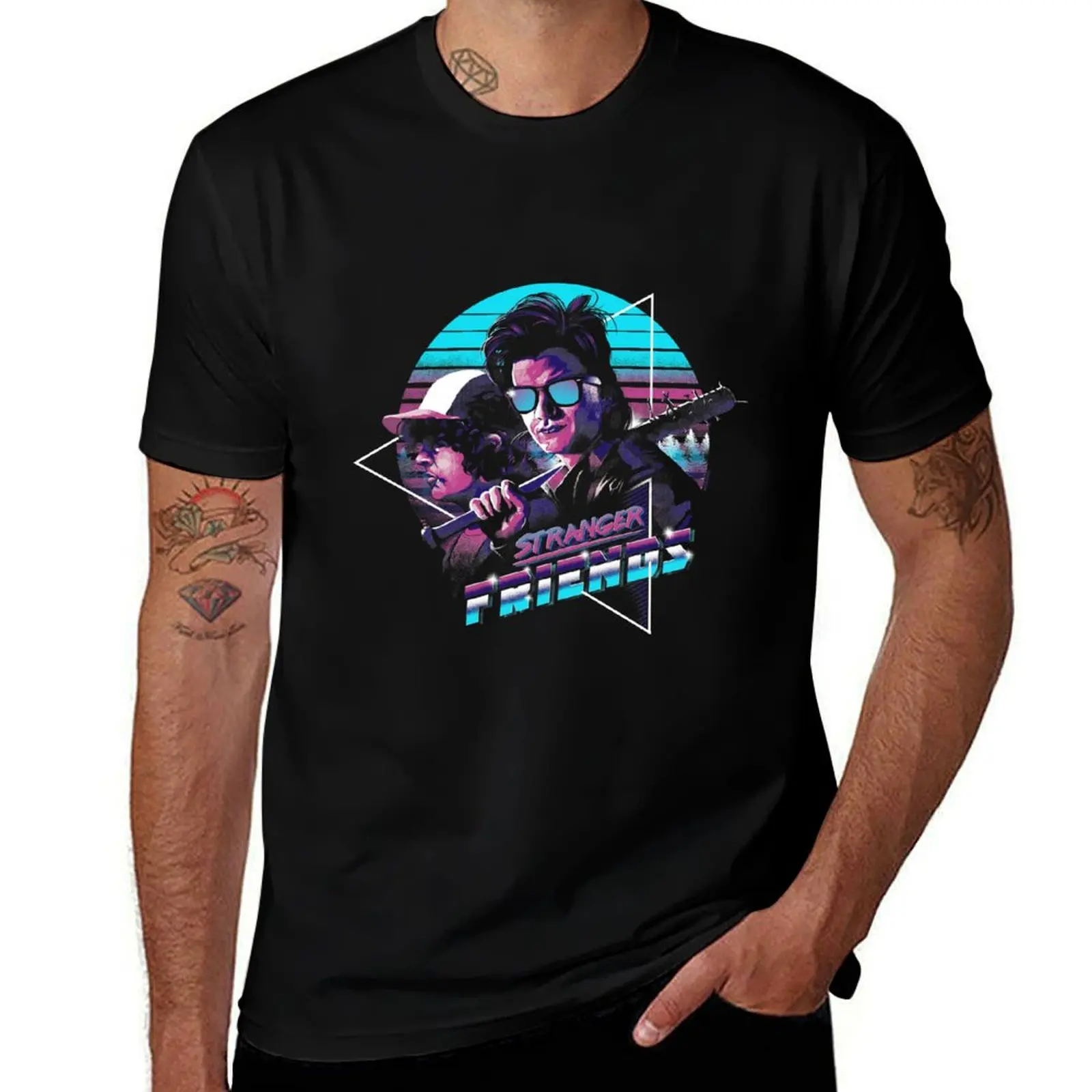 

Stranger Friends T-Shirt luxury t-shirt heavyweights funny costumes mens shirts graphic tee