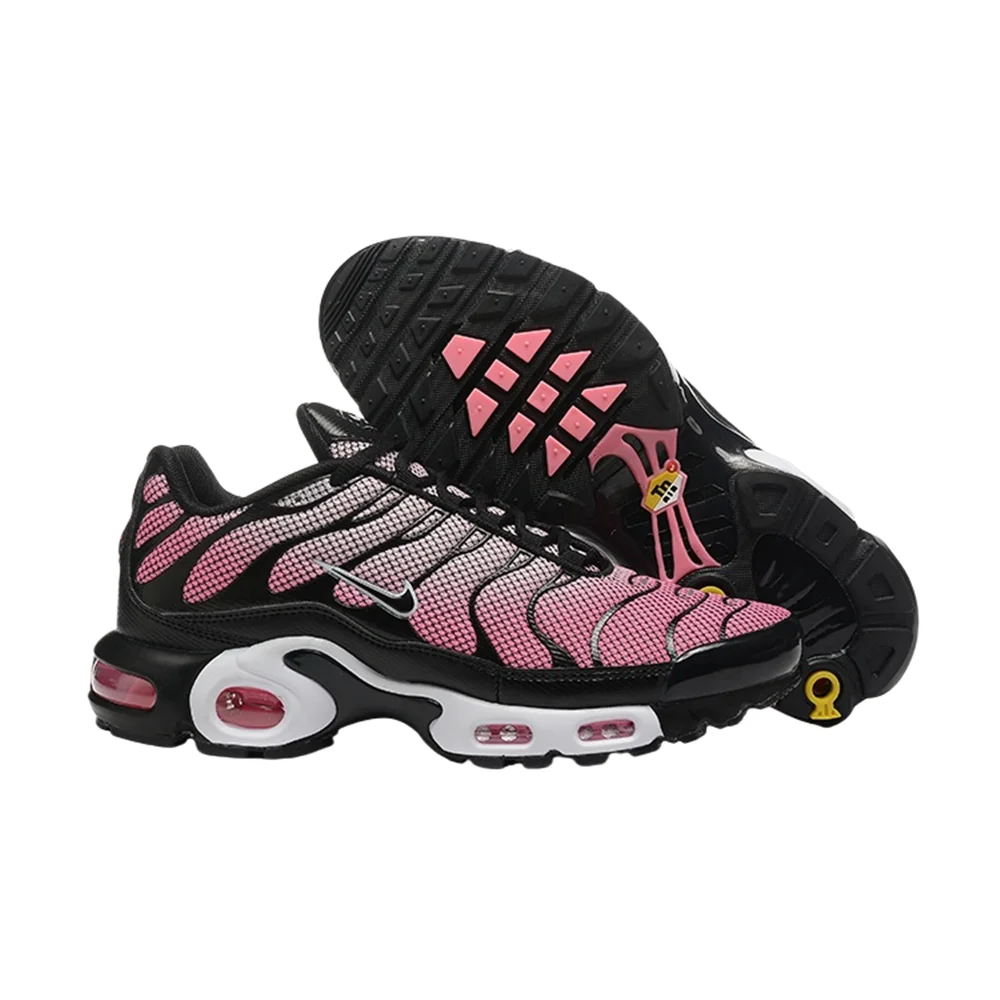 

Nike Original Air Max Plus Tn Men Fashion Versatile Anti-slip Wear-resistant Fabric Running Shoes Powder Black HF3837-600