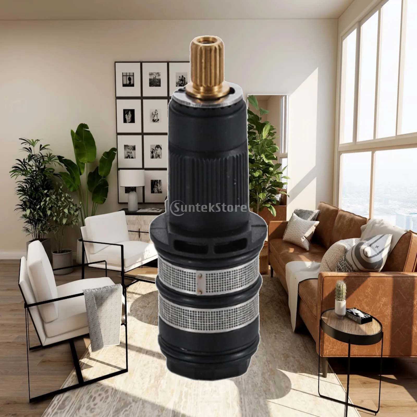 Thermostatic Shower Valve Brass Replacement Core for Faucet Mixer Bathroom Water Temperature Regulator Copper Easy Install