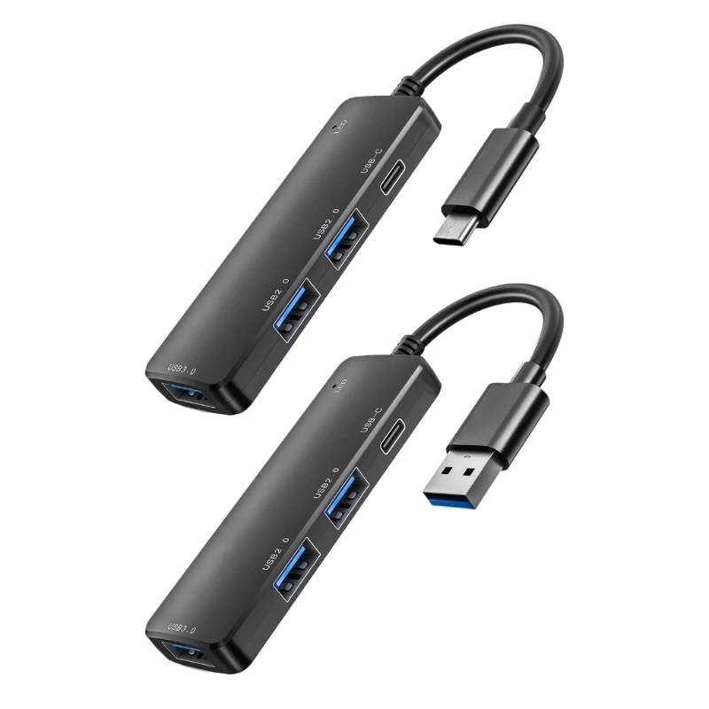 3 USB and Type C HUB Multiport Charging Adapter Expand Connectivity Supports PD Charging 87HC