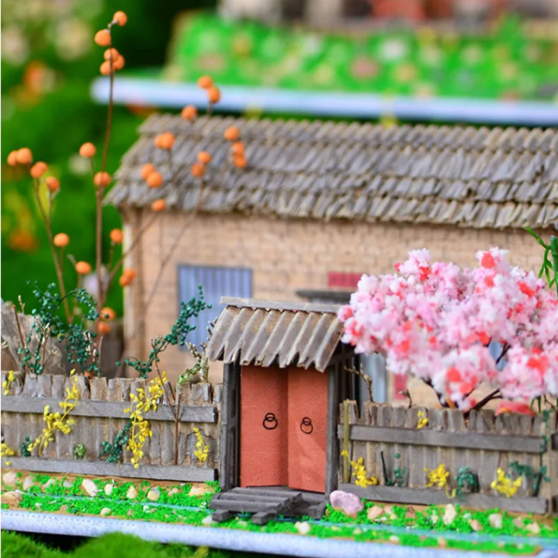 

OUZEY 3D Деревянная модель печи-домика для самостоятельной сборки, настольное украшение, креативная игрушка, подарочная коробка, подходит для молодежи