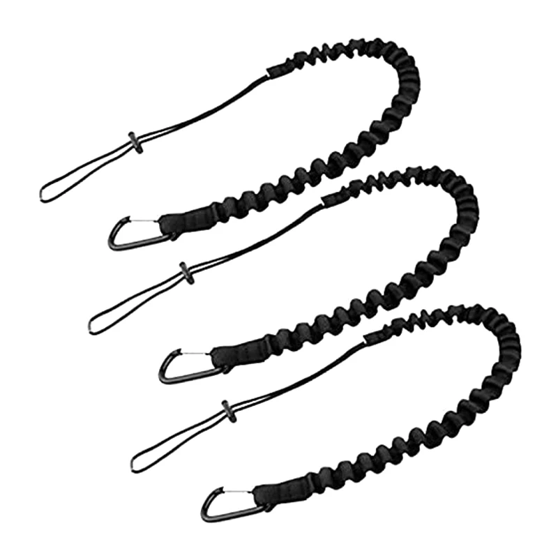 Aerial Work Tool: Telescopic Fall Arrest Rope, Climbing Safety Rope with Elastic Cushion, Anti-Fumble Nylon