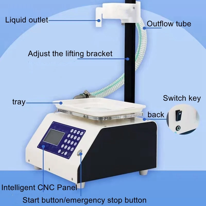 Paste Gear Pump Filling Weighing Machine Semi-Automatic Honey Lotion Bottle Sauce Jam Packaging Equipment