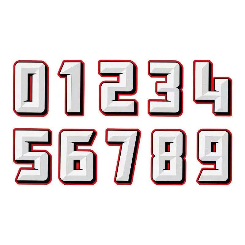 Autocollant de numéro de voiture personnalisé, autocollant de couverture de rayures de carrosserie de porte de fenêtre, piste électrique de moto, ZE