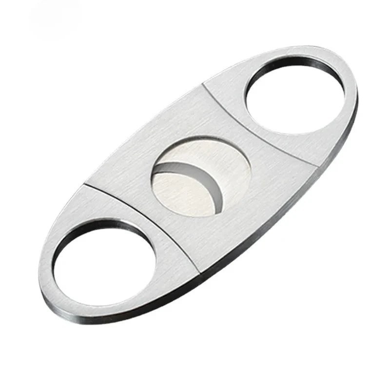 Black Cigar Cutter Stainless Steel Sharp Cigar Cutter Manual Cigarette Breaker Cigar Accessories Wedding Party Souvenir Gifts