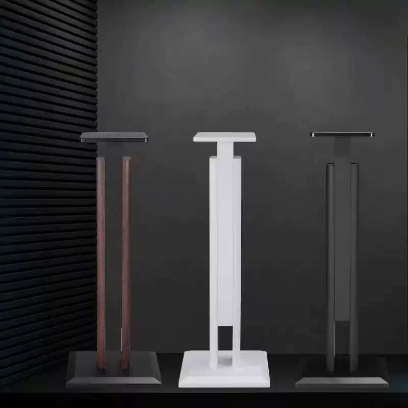 

Solid Wood Bookshelf Wooden Rack Adjustable HeightB-254 Speaker Bracket Surround Sound Rack Floor Stand