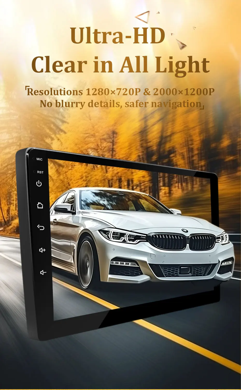 Kabelloses CarPlay Android 16 Auto-Radio mit geteiltem Bildschirm für Ford Ka 2008 - 2014 GPS-Navigation DSP Video BT 4G Head Unit WIFI – Detail 8