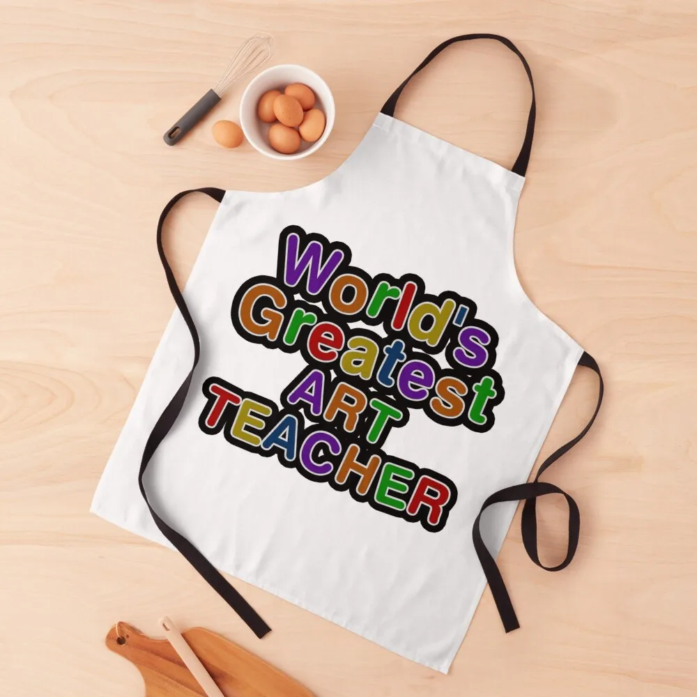 

World's Greatest ART TEACHER Apron home women Kitchen And Home Items Apron