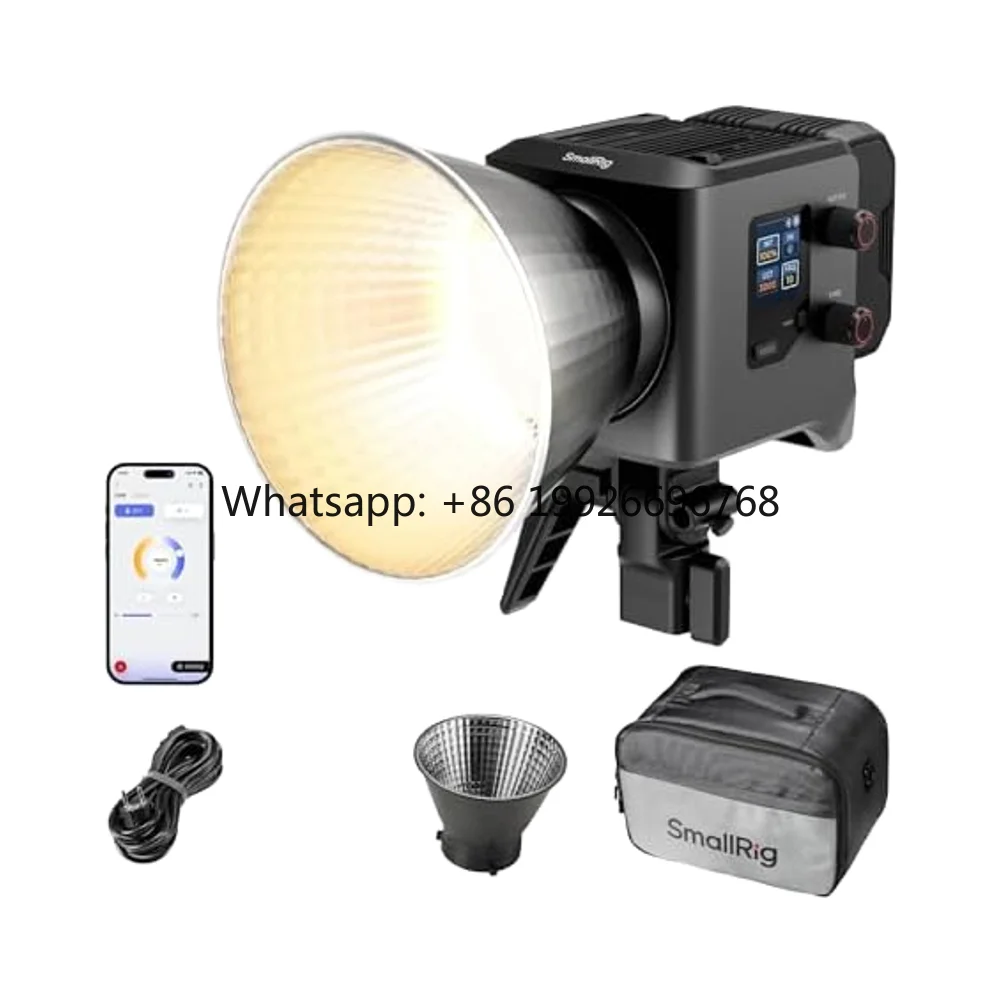 

Светодиодный видеосвет SmallRig RC 220B Pro 220 Вт, двухцветный (2700K-6500K), CRI 95+, крепление Bowens, 3 источника питания, управление через приложение