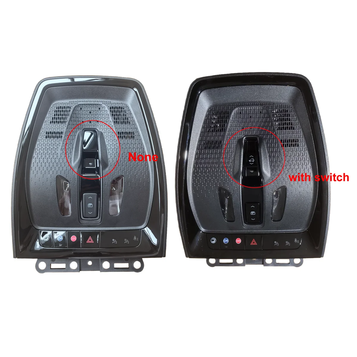 

Front Car Interior Reading light Dome lamp SOS Hazard light switch For Cadillac LYRIQ OPTIQ XT5