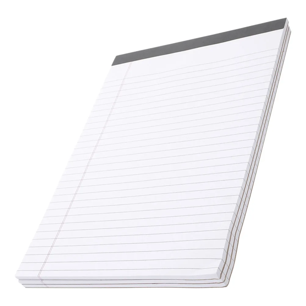 

3Pcs Portable A4 Tear Off Memo Pads Lined Notepad for Work Study Office Note Taking to Do List White Paper Lined Notepad