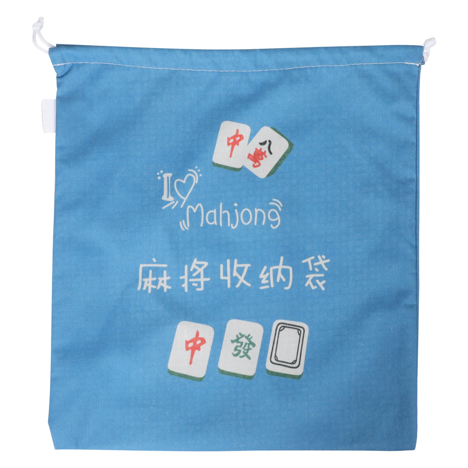 

Portable Mahjong Bag Large Drawstring Pouch Spacious Organizer Tiles Protection Travel Home Gift Majhong Bag Drawstring Pouch
