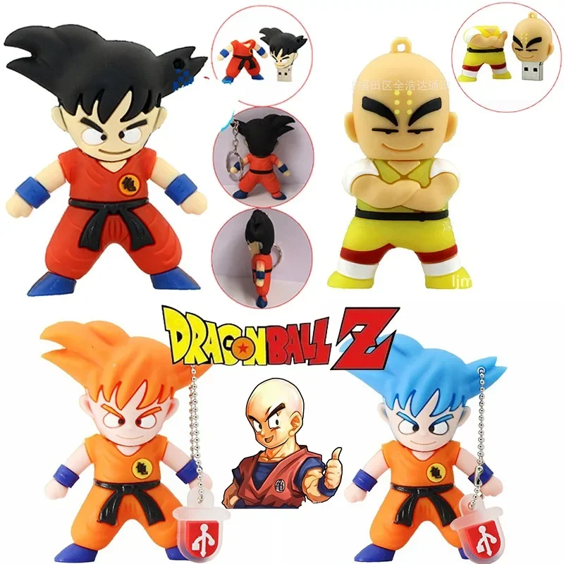 Dragon Ball Son Goku USB Flash Drive 16GB 32GB 64GB 128GB Anime  Design Storage Learning Material Files USB Flash Drive Storage