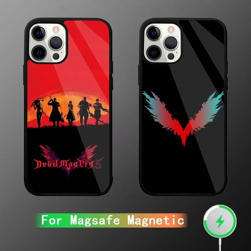 Devil May Cry Phone Case For iPhone 15,14,13,12,11,Plus,Pro,Max Mini Magsafe Magnetic Wireless Charging