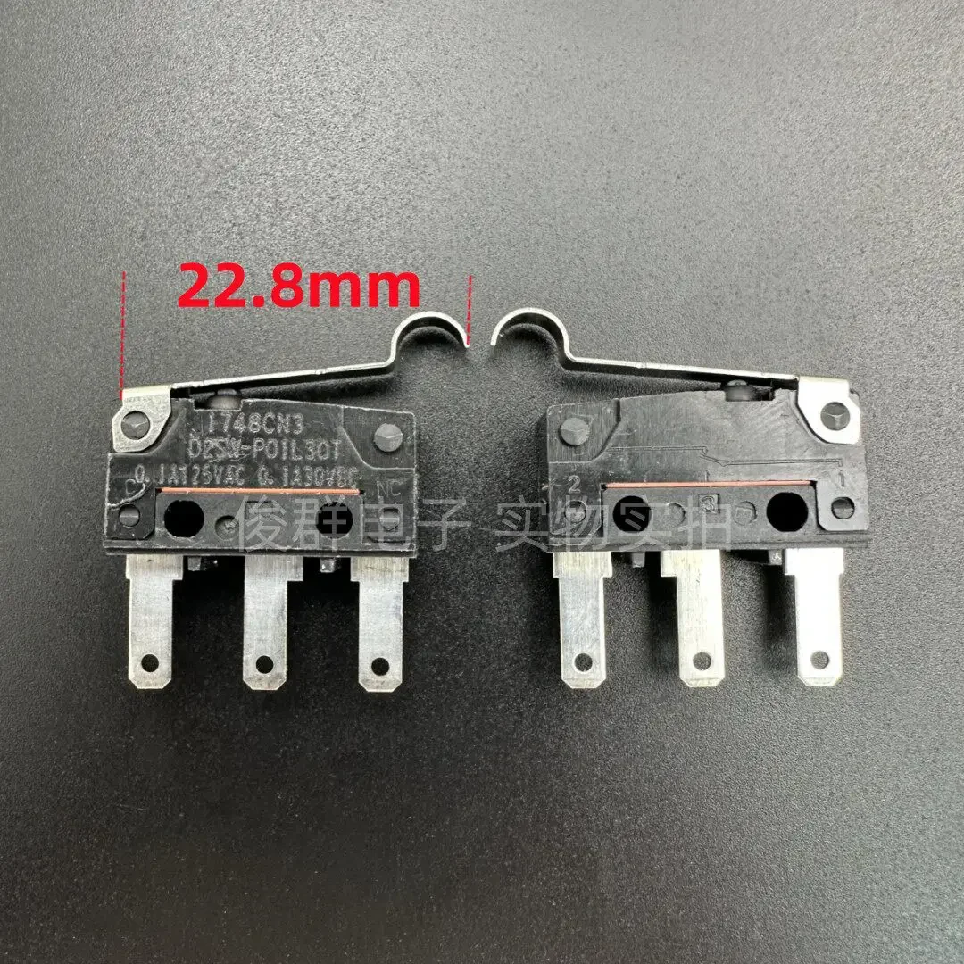 5pcs/ D2SW-P01L30T micro switch 0.1A waterproof dust button with handle travel limit