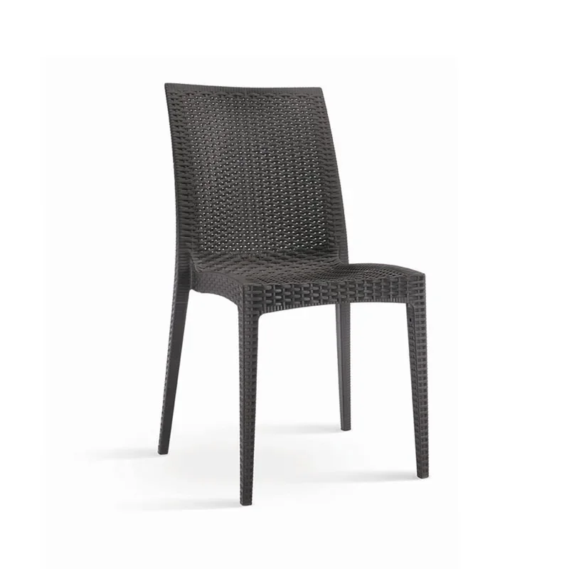 Innenhof Terrasse Nachahmung Rattan Stuhl Garten Casual Tee Restaurant Café Tisch und Stuhl