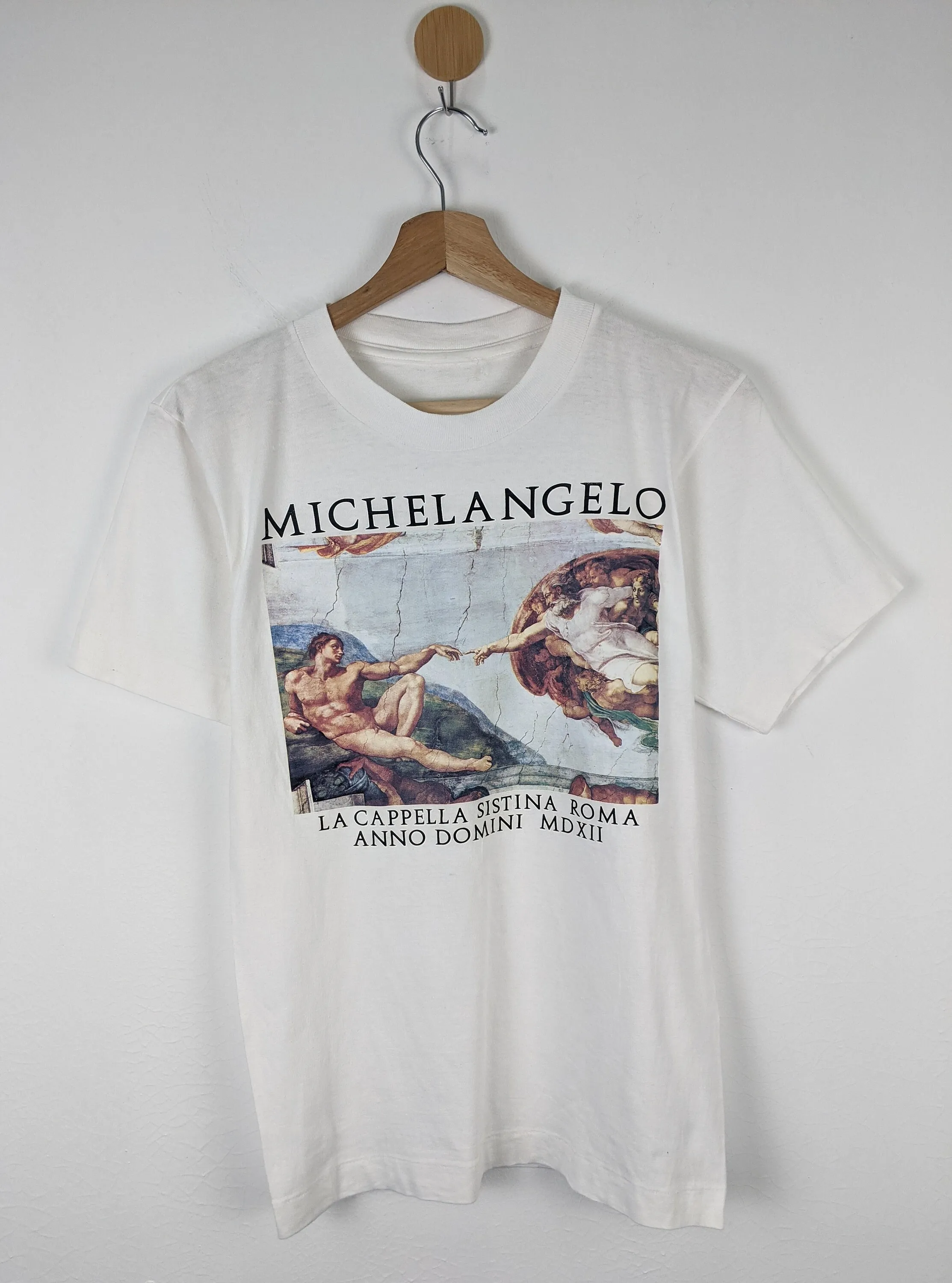 Vintage Michelangelo Art Shirt Size: US S