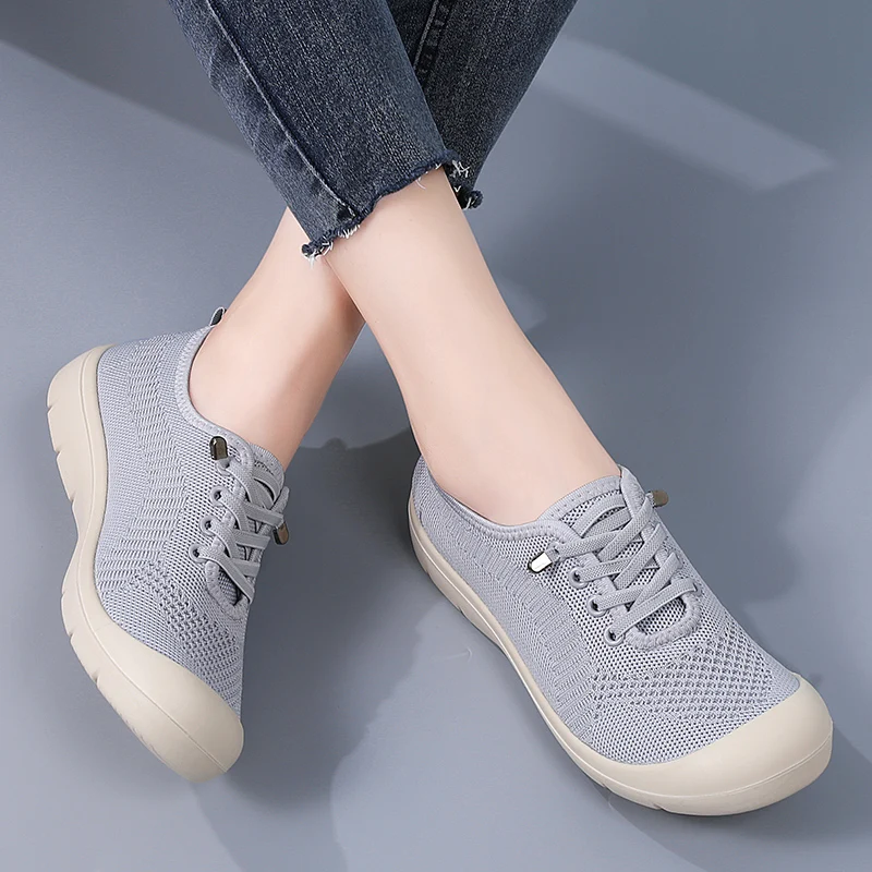 Tenis Feminino Women Tennis Casual Shoes Fashion Breathable Walking Mesh Flat Shoes Sneakers Women Gym Vulcanized Shoes Female