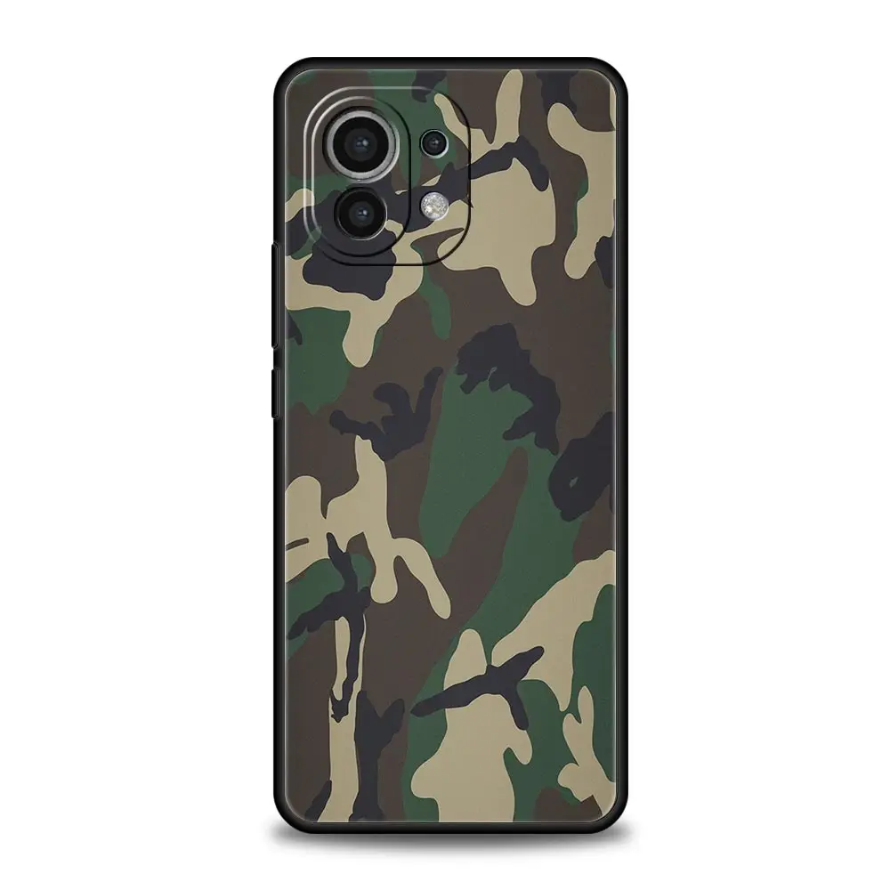 Camouflage Camo Military Army Phone Case For Xiaomi 14 13T 12T Pro 12 13 11 Ultra Mi Note 10 Lite 10T 5G 11X Pro 11T 11i Cover