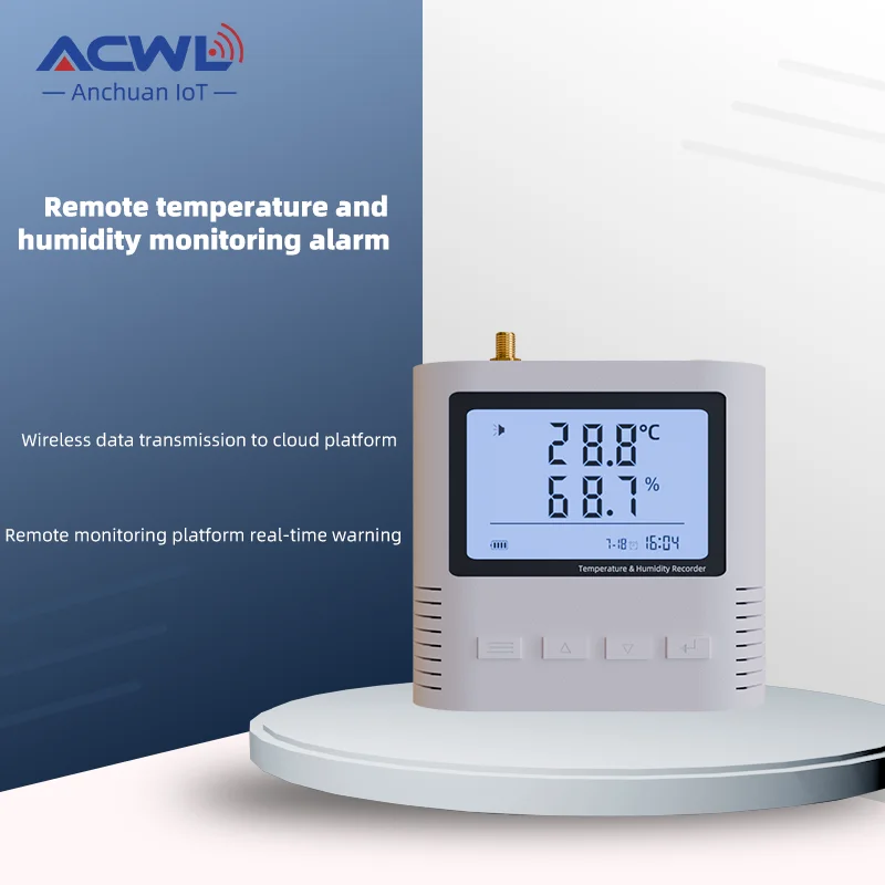 AC103-L LoRa Wireless Temperature and Humidity Sensor Temperature and Humidity Monitor Wireless Sensor RS485 Modbus Protocol