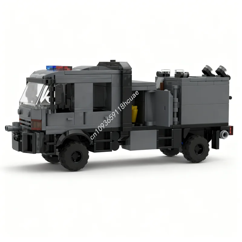 

382pcs MOC Military Brush Tanker City Model Building Blocks Architecture Assemble Toys Creative Christmas Gifts Idea Education