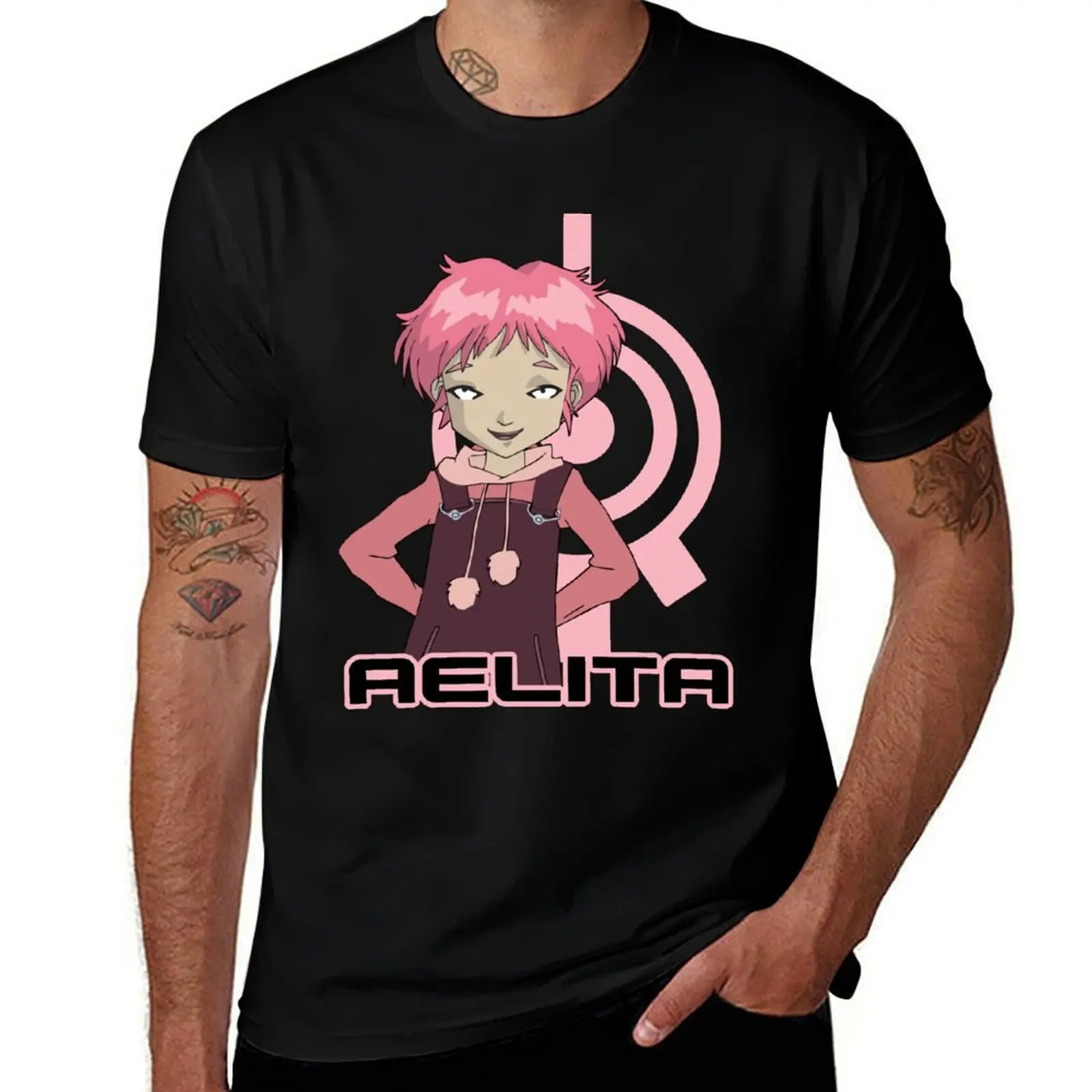 

Футболка с рисунком, хлопковая мужская футболка Aelita, персонализированная рубашка, 100% футболка