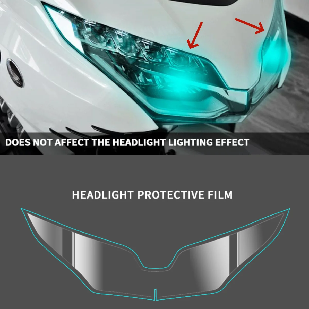 motorcycle Light Headlight Styling Waterproof Protective For Honda Gold Wing GL1800 GL1800B F6B Accessories PVC Film Panical