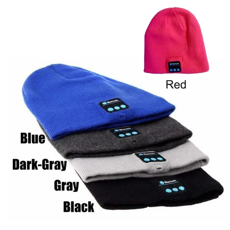 

Wireless Bluetooth Music Hat Beanie Cap Earphone Headphone Smart Headset Speaker with Mic Sport Knitted Hats for Winter Season
