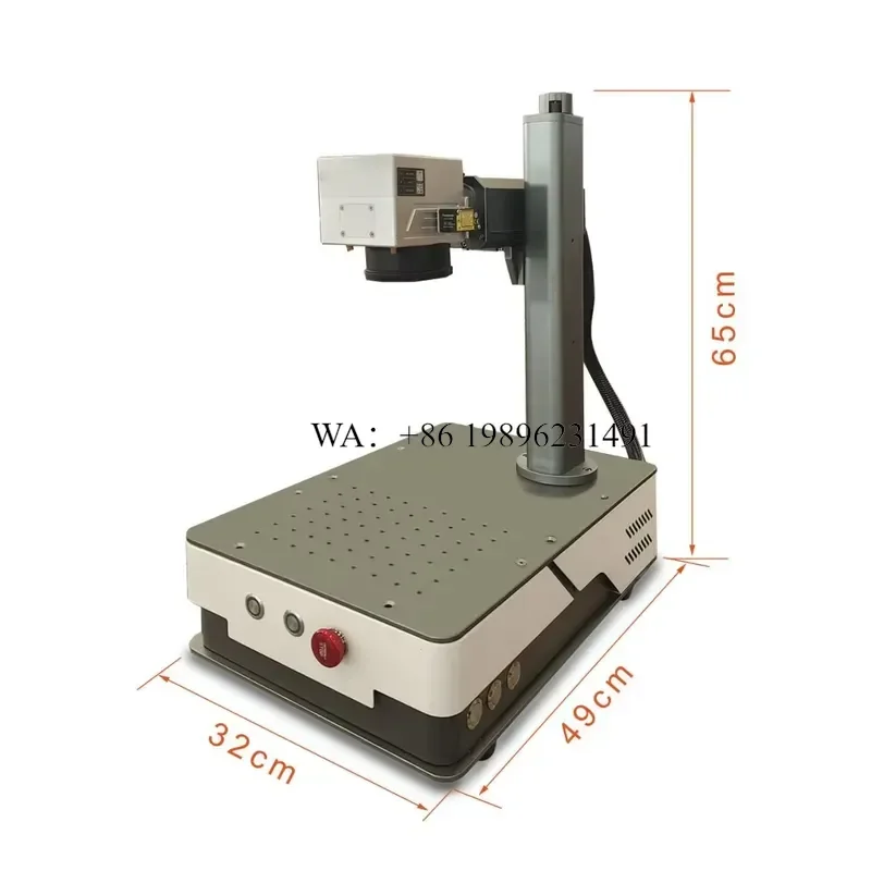 Wmwmnu for All-in-One High-Accuracy Mini Desktop Fiber Marking Engraver AI Compact Jewelry Metal Customization