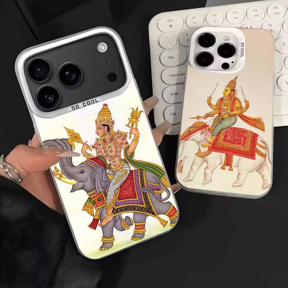 

Indra S-Sakro Phone Case For iPhone 17,16,15,14,13,12,11,Mini,Pro,MAX Matte Shockproof Phone Case