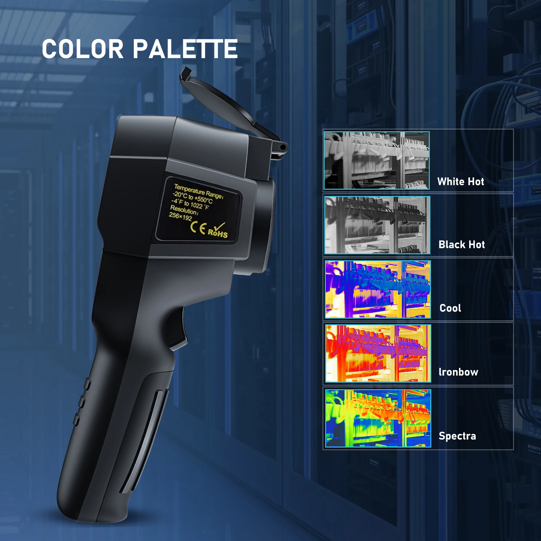 GW256 Thermal Imaging Camera for Water Pipe Leak and Power GW256 New Electrical PCB Test 256*192 New Handheld Thermal Imaging