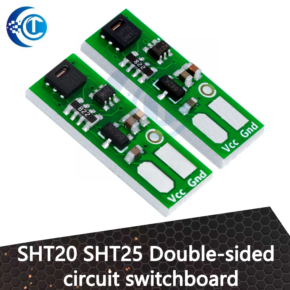 Temperature and humidity sensor  Circuit PCB Pinboard SHT20  SHT25 Double-sided circuit switch board