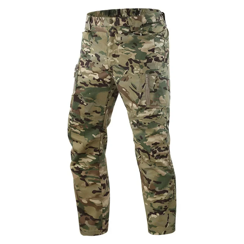 Hiking Pants Outdoor Winter Men Camouflage Tactical Army Combat CS Pants Multicolor Hunting Fishing Training Hunting Pants
