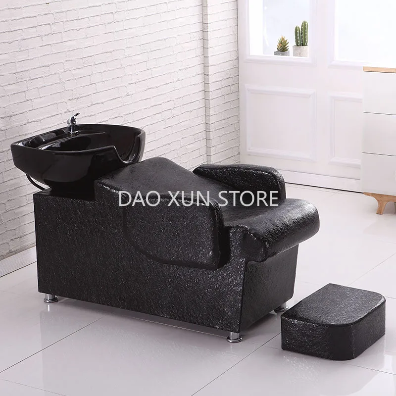 

Shower Stylist Shampoo Chair Hair Salon Japanese Head Spa Hair Wash Chair Basin Luxury Behandelstoel Salon Equipment MQ50SC