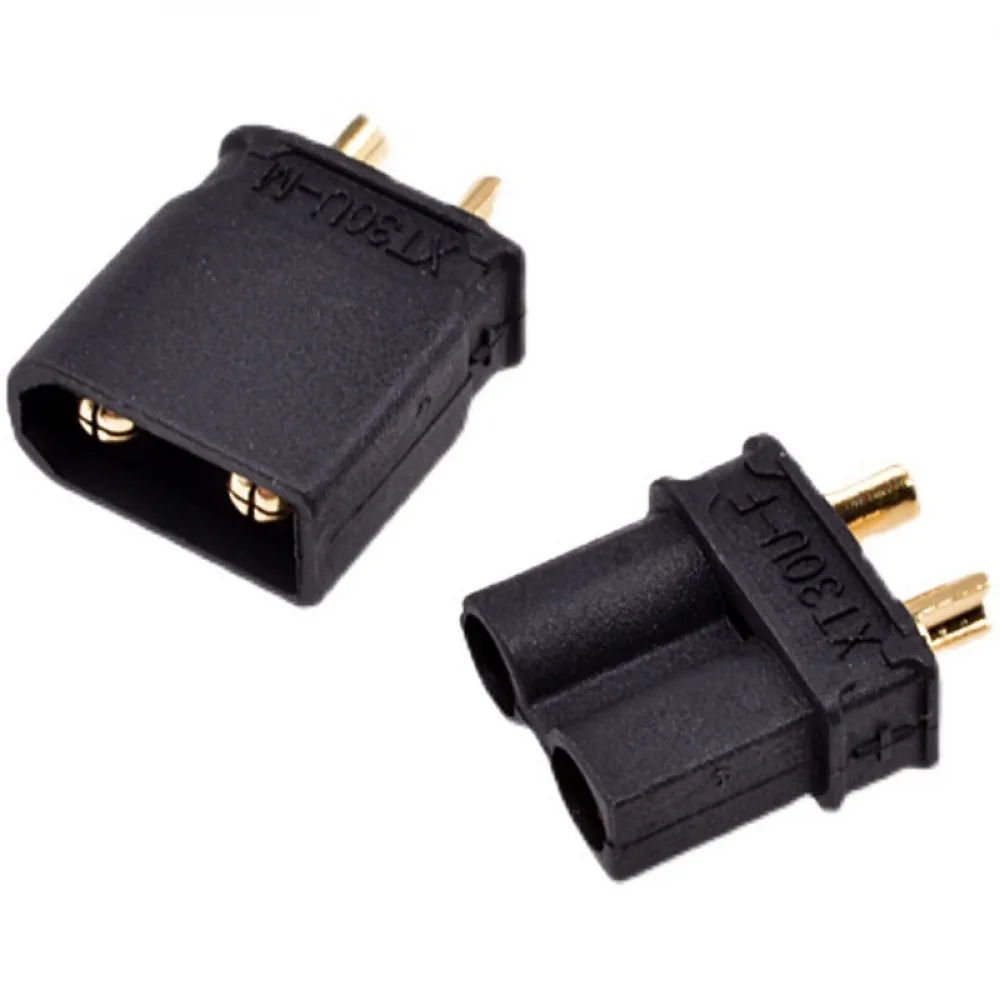 

5Pair XT30U-M/F Male Female Bullet Connector DC500V 30A Charging Plug for RC Multi Axis Aircraft Fixed Wing Lipo Battery ESC