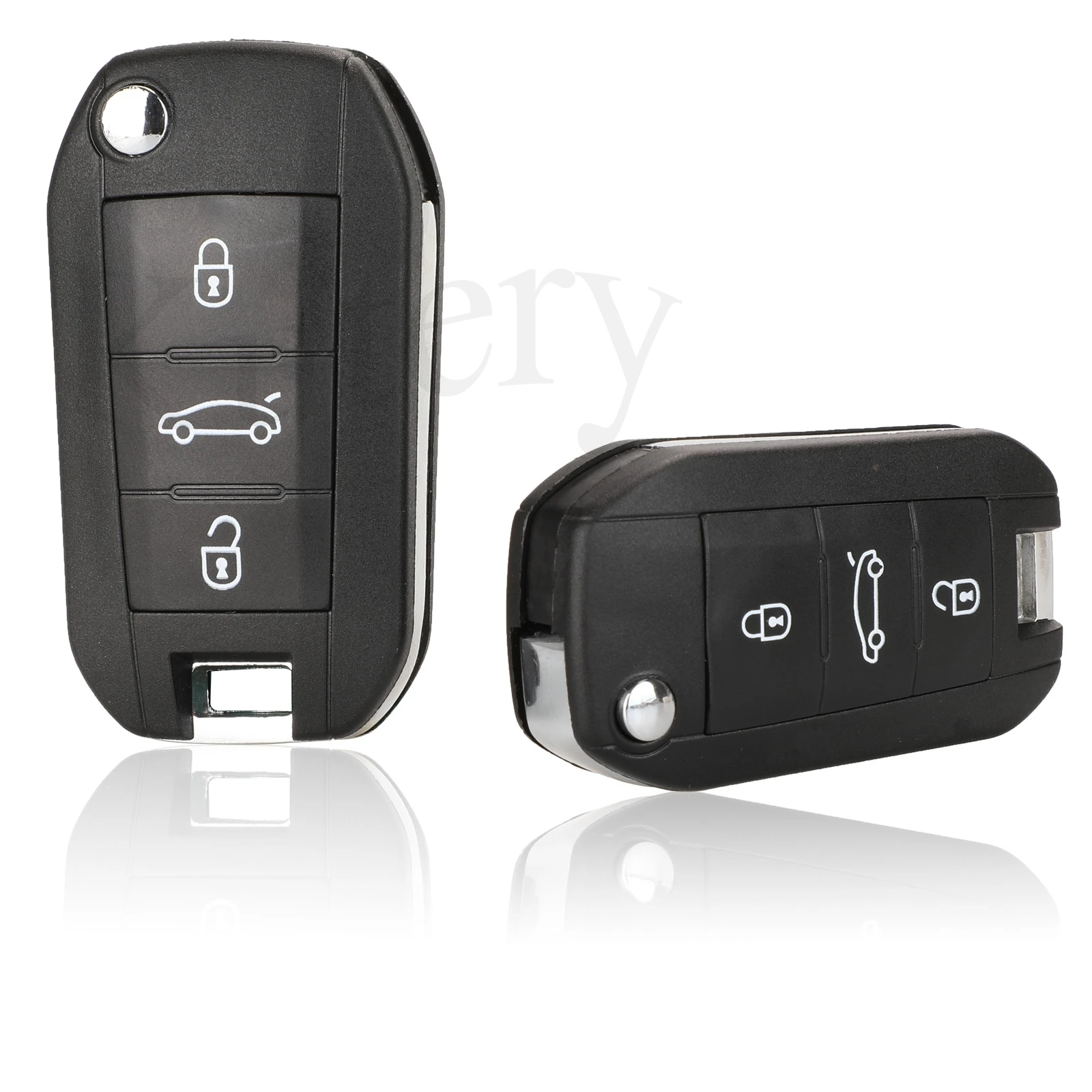 

jingyuqin HU83 Remote Key Shell For Peugeot 508 208 2008 308 3008 5008 Citroen C3 C4 C4L Elysee Original Fob Case Replace