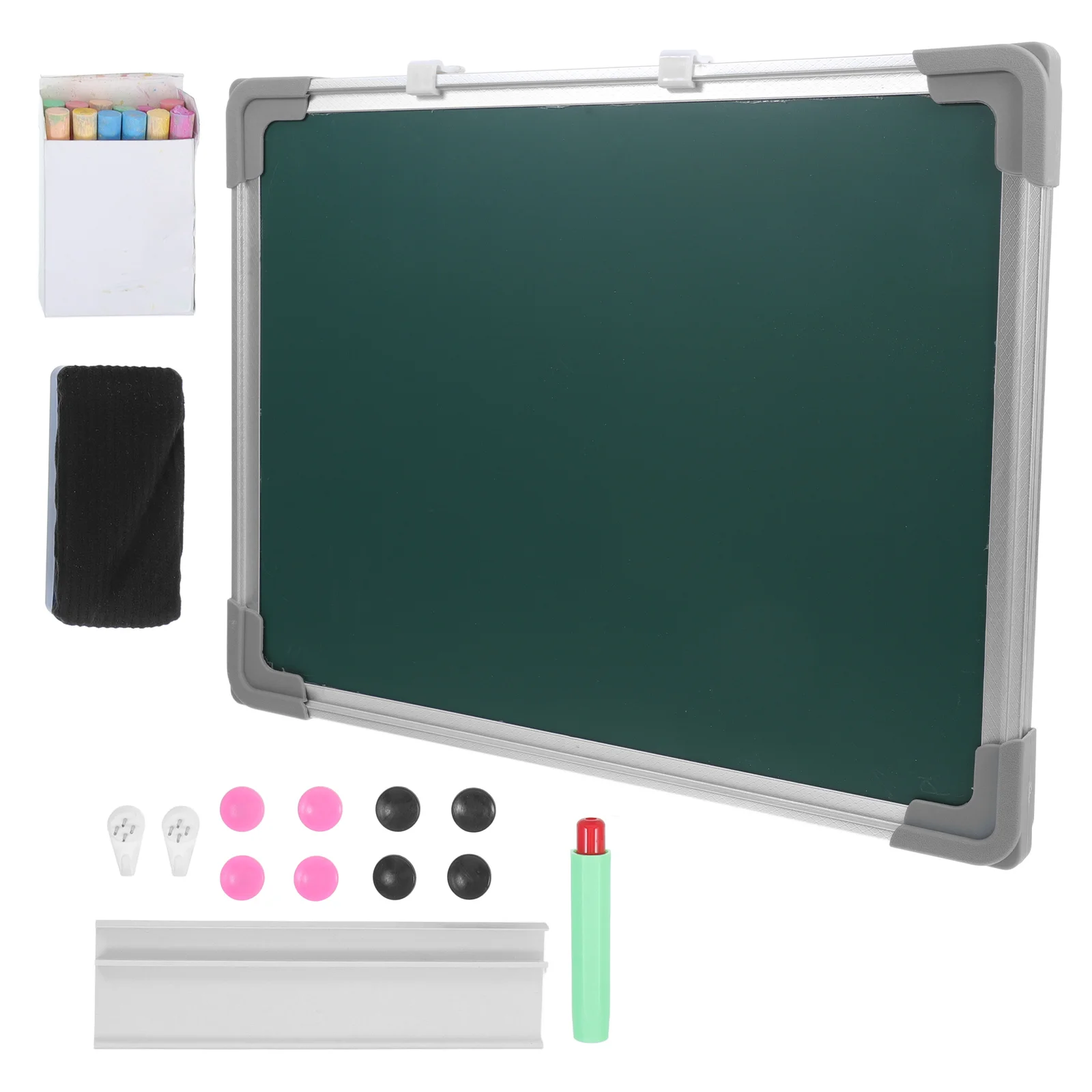 Small Rectangle Chalkboards Erasable Magnetic Blackboard White Whiteboard School Hanging