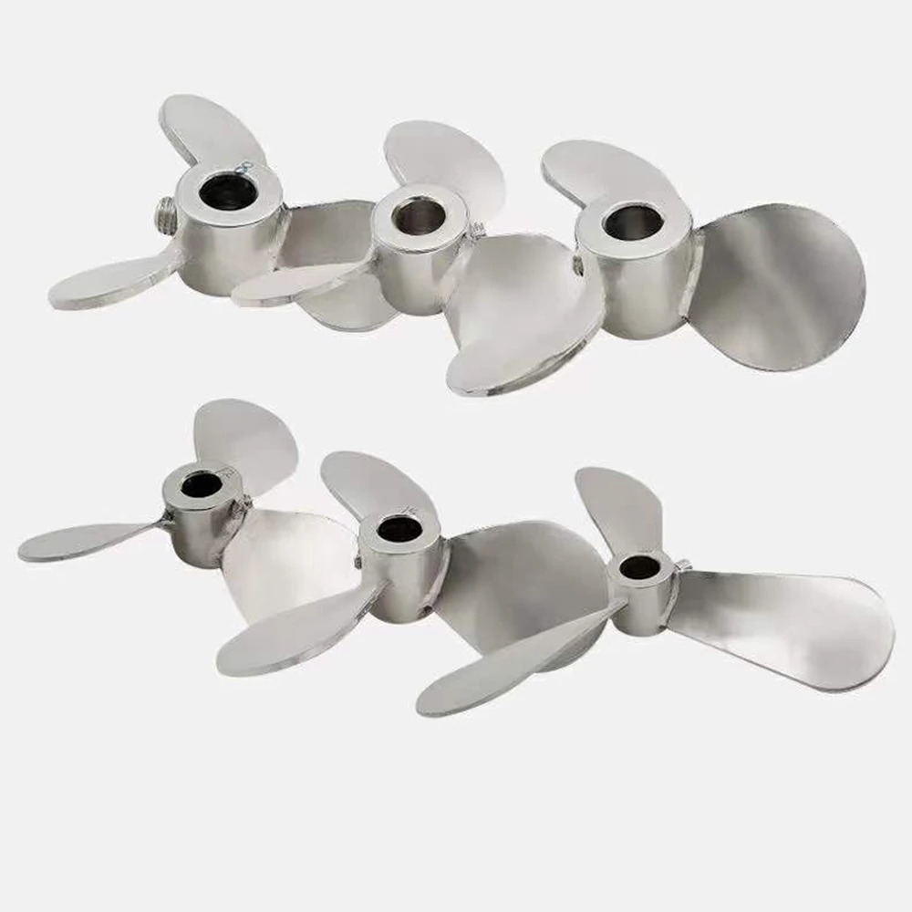 1pcs DIA60mm to 200mm stainless steel stirring blade Laboratory three-leaf screw - driven agitator paddle