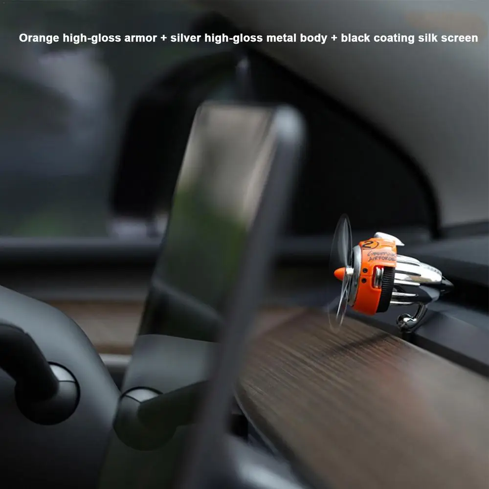Car Air Freshener For Tesla Model 3/Y Rotating Propeller Car Fragrance Diffuser Auto Perfume Aromatherapy For Car Interior