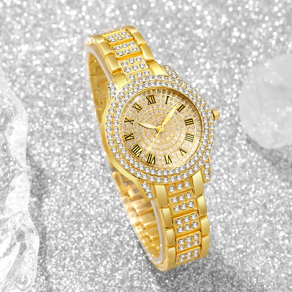 A New Elegant Ladies' Watch with Roman Numeral Design, Perfect for Valentine's Day, Christmas, and Birthday Gifts