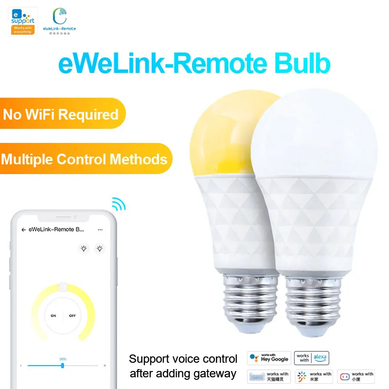 eWelink-Remote bulb, remoted with eWelink APP, 6 Scene mode