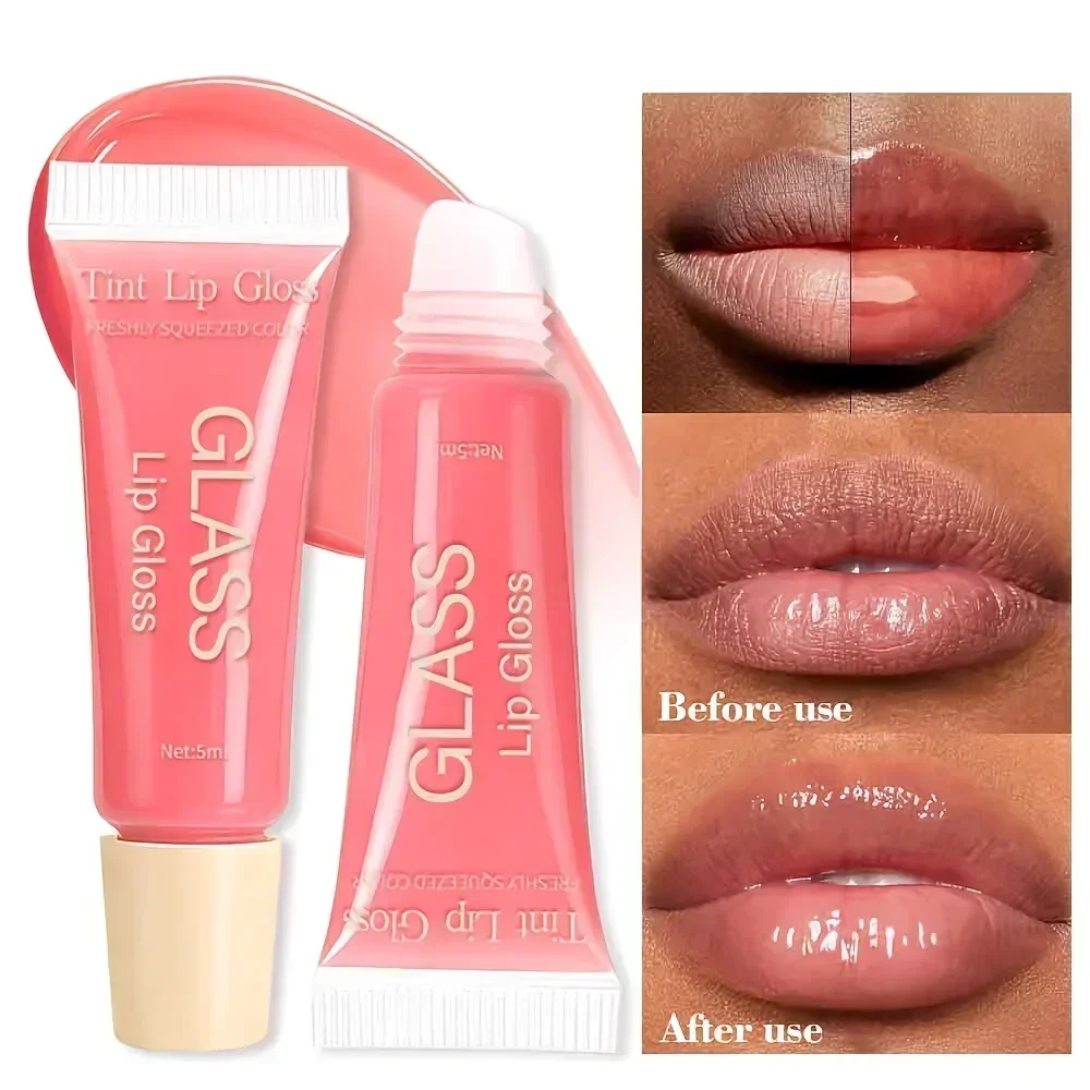 JUJU DREAM 9446 Mirror Lip Gloss Hydrating Plumping High Shine Waterproof Long Lasting Non Sticky Liquid Lip Makeup