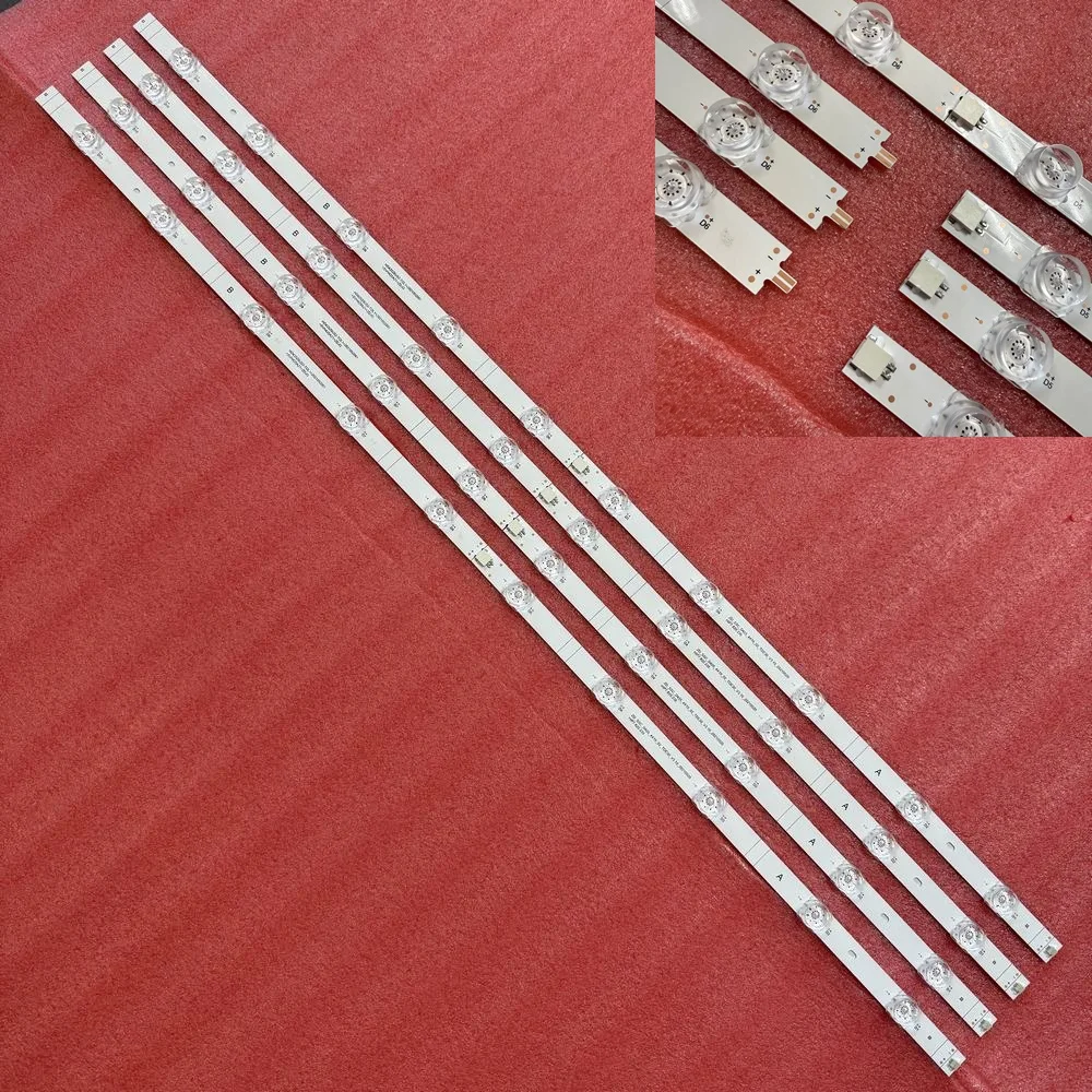 شريط LED لـ Hisense 43A72GQ 43A7HQ 43A7GQ 43A60G 43A60GEVS 43A7GQTUK 43A7HQTUK ZD SSC D425 4x10 02 TDE30