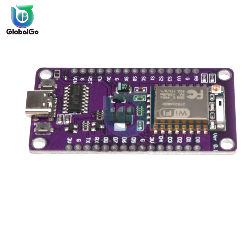 Nodemcu Lua ESP8266 لوحة تطوير لاسلكية تسلسلية WiFi 340 وحدة chux/07S