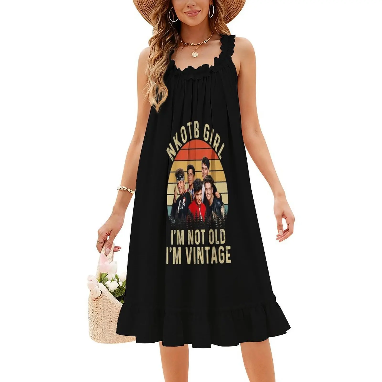 جديد أطفال فتاة أنا لست قديمًا أنا فستان كلاسيكي على الطراز الكوري للنساء فستان كاجوال أنيق للحفلات أو الارتداء اليومي Nkotbs أطفال جديد