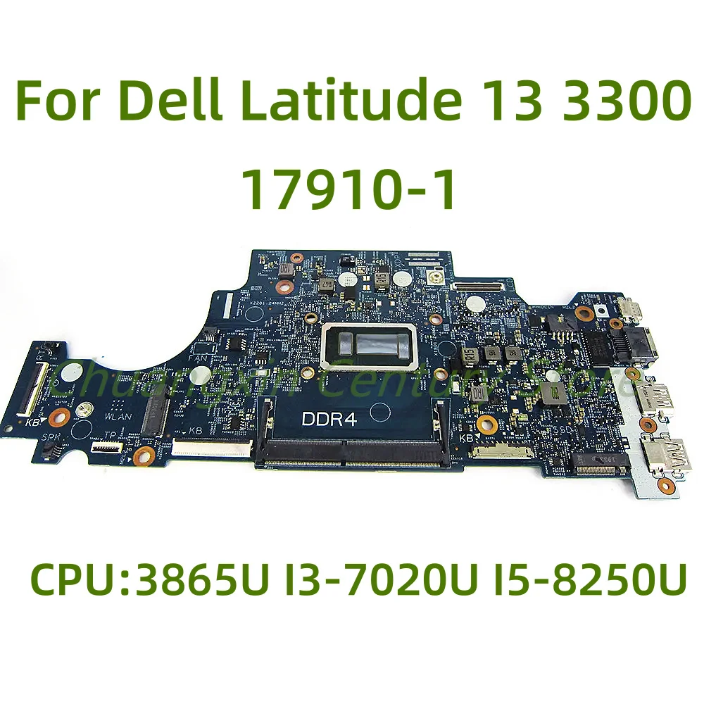 

Подходит для материнской платы ноутбука Dell Latitude 13 3300 17910-1 с диагональю 3865U I3-7020U I5-8250U CPU 100% протестирован Полная работа